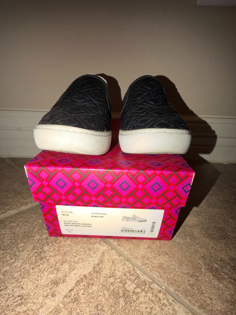 Tory Burch Jesse Quilted Sneaker (Size 6.5)